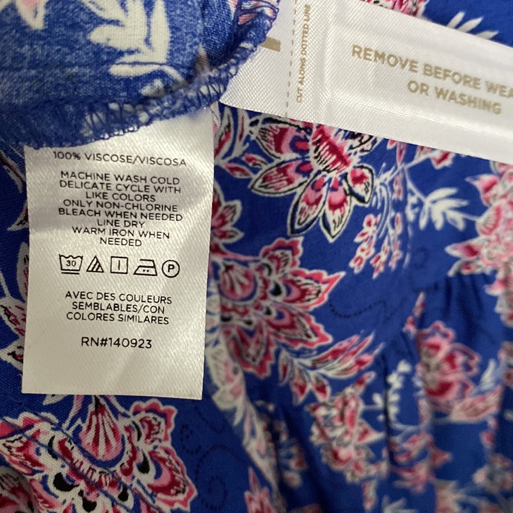 LOFT, Size 14, Beautiful Rich Color & Pattern - Picture 4 of 4